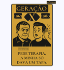 Camiseta Oversized Masculina Geração X