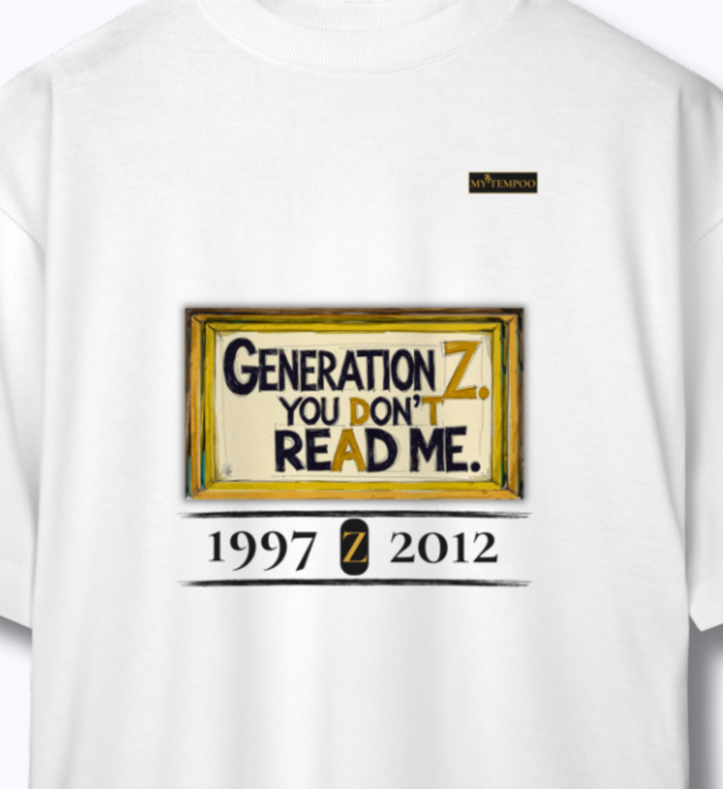 Camiseta Oversized  geração Z