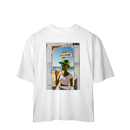 Camiseta Feminina Oversized Alienígena, Aqui É Brasil. | MYTEMPOO