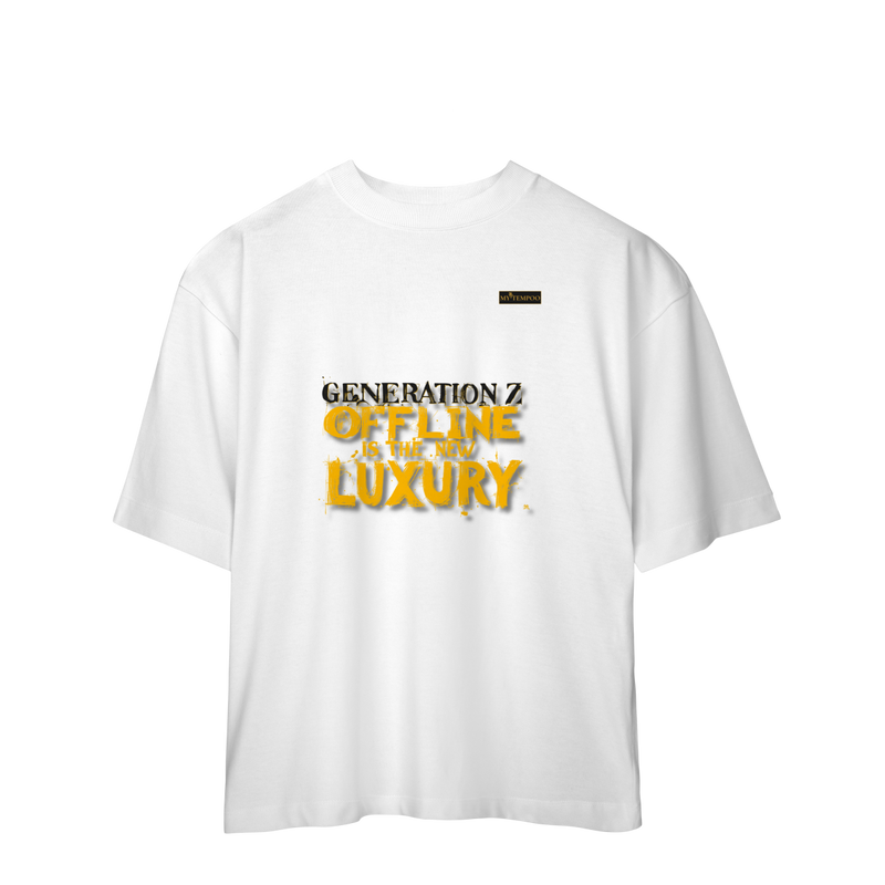 Camiseta Oversized Offline Is The New Luxury 