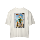 Camiseta Feminina Oversized Alienígena, Aqui É Brasil. | MYTEMPOO