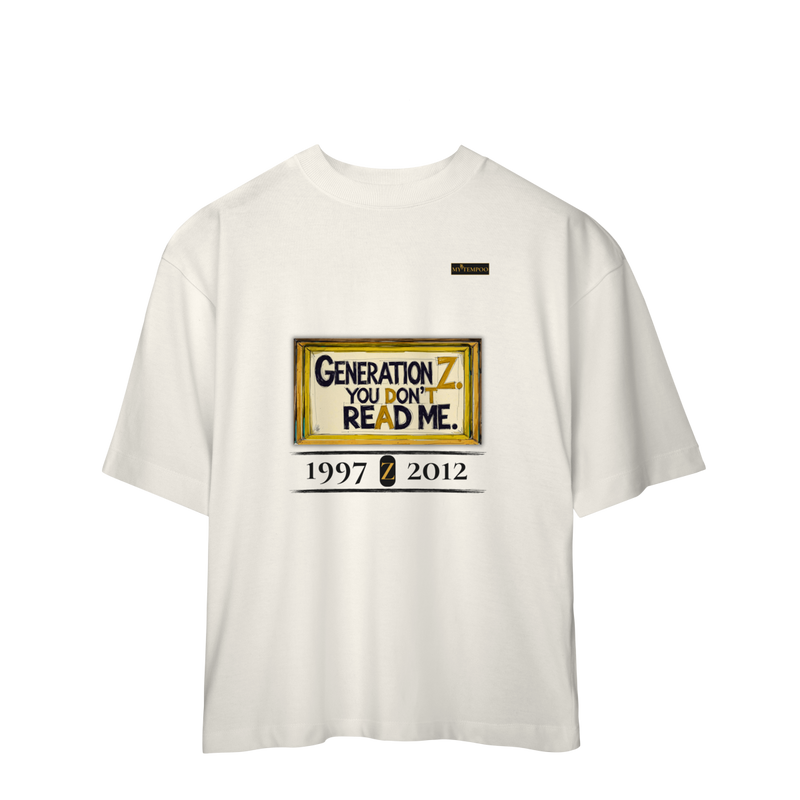 Camiseta Oversized  geração Z