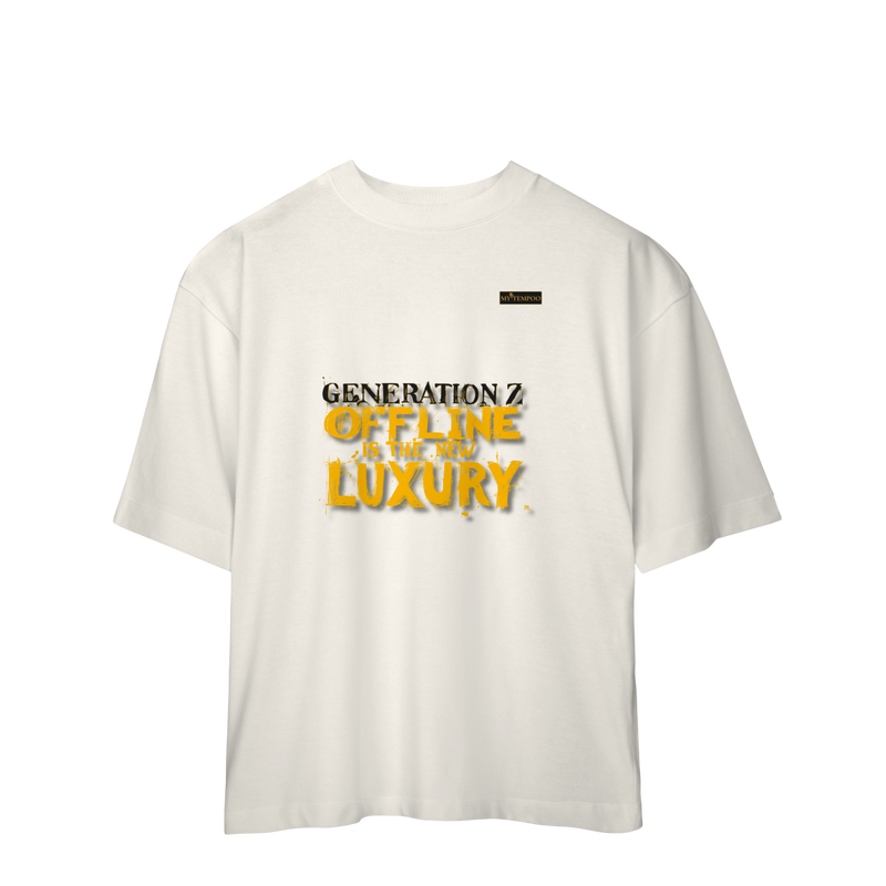 Camiseta Oversized Offline Is The New Luxury 